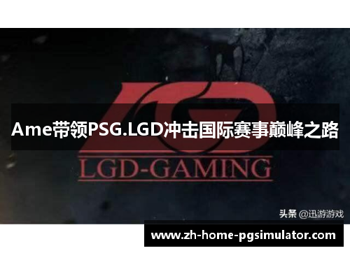 Ame带领PSG.LGD冲击国际赛事巅峰之路